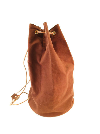 HERMES 爱马仕 Poloction Mimil 水桶包 棕色 货号：10939