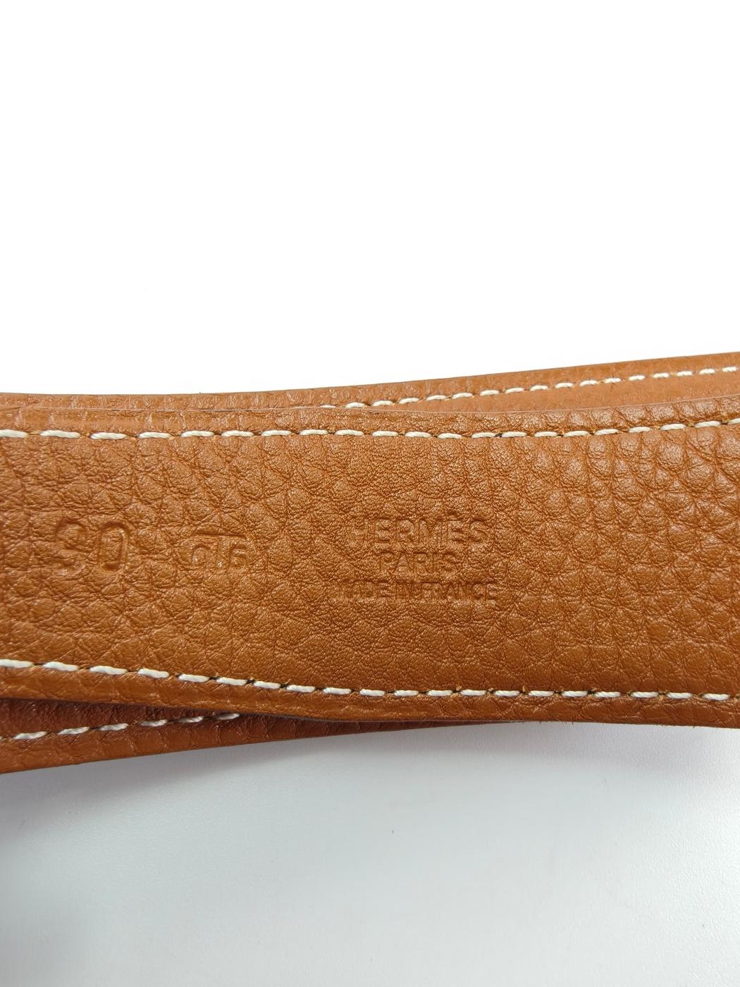 HERMES 爱马仕 Constance H扣皮带 可翻转 尺寸90 型号：10992