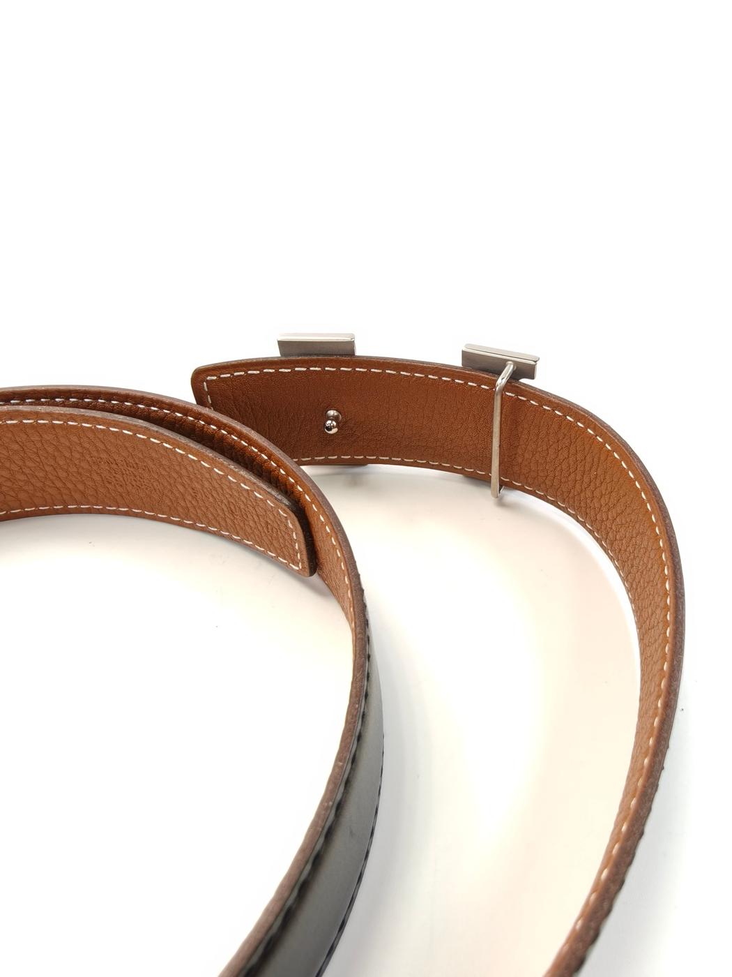 HERMES 爱马仕 Constance H扣皮带 可翻转 尺寸90 型号：10992