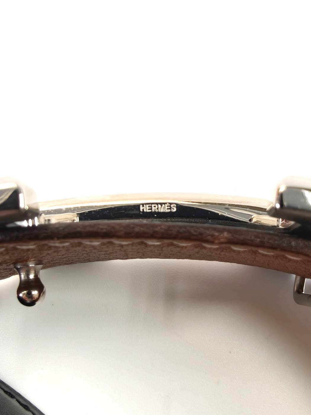 HERMES 爱马仕 Constance H扣皮带 可翻转 尺寸90 型号：10992