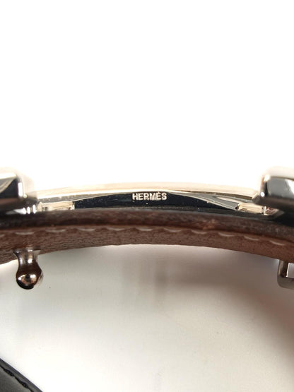 HERMES 爱马仕 Constance H扣皮带 可翻转 尺寸90 型号：10992