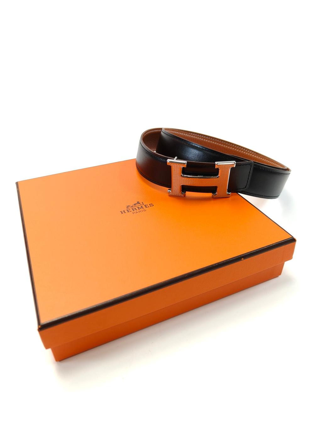 HERMES 爱马仕 Constance H扣皮带 可翻转 尺寸90 型号：10992