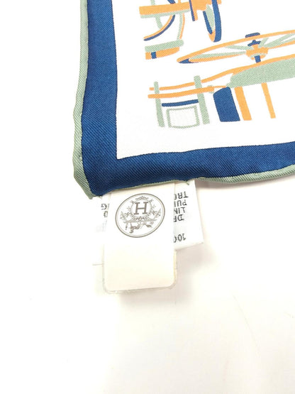 HERMES 爱马仕 方巾90 Complication Equestre 真丝围巾 粉色 管理编号：10993
