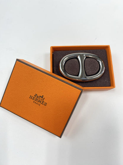 HERMES 爱马仕 Chaine d'Ancre 丝巾扣 黑色 型号：11031