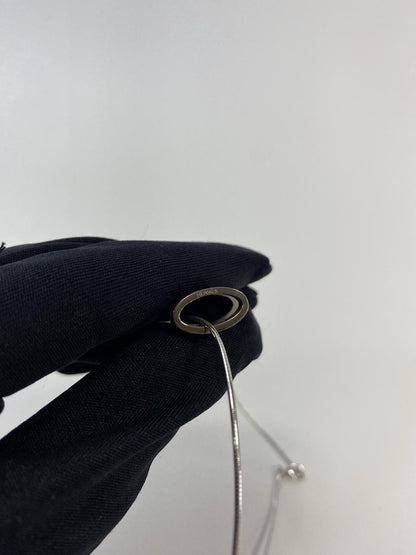 HERMES エルメス ポップアッシュ Hネックレス シルバー×赤 管理番号：11034