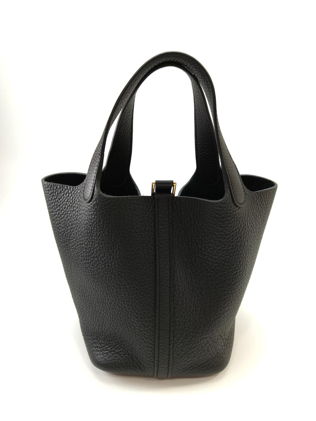 HERMES エルメス ピコタンロックPM ハンドバッグ K刻印 ブラック 管理番号：11040