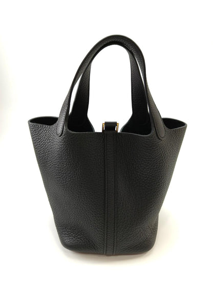 HERMES エルメス ピコタンロックPM ハンドバッグ K刻印 ブラック 管理番号：11040