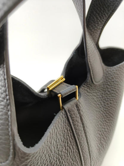 HERMES エルメス ピコタンロックPM ハンドバッグ K刻印 ブラック 管理番号：11040