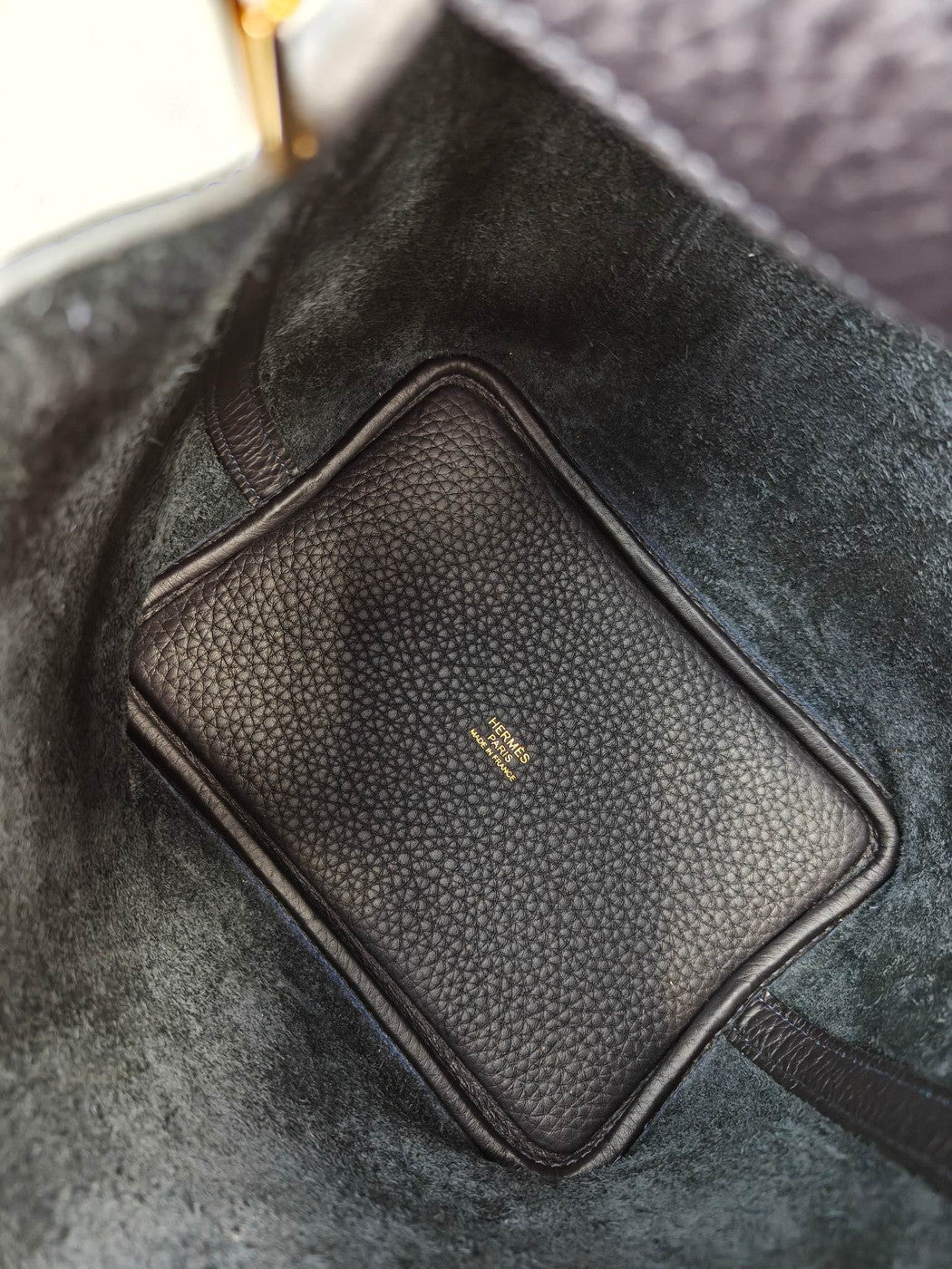 HERMES エルメス ピコタンロックPM ハンドバッグ ネイビー 管理番号：11069
