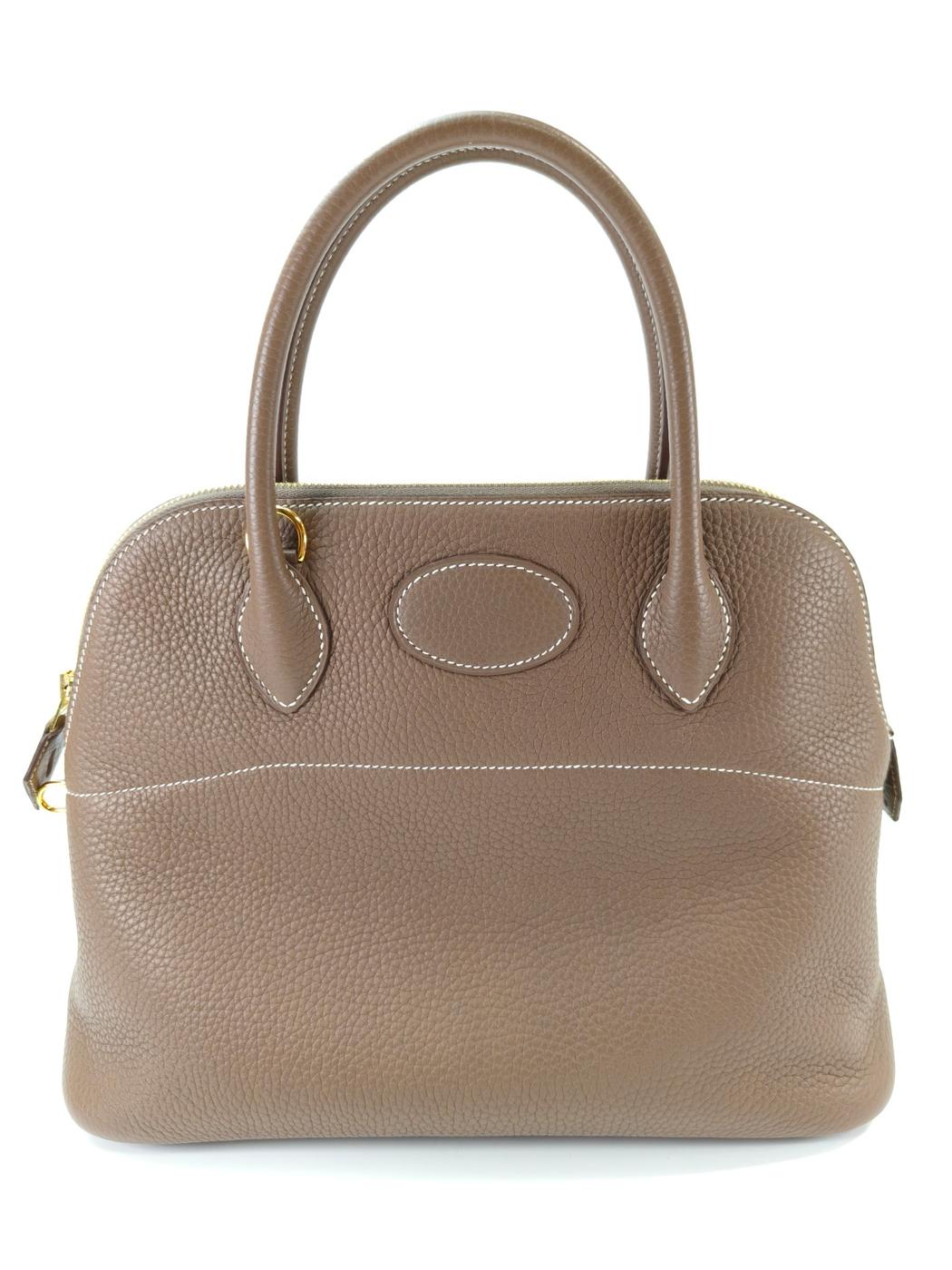 HERMES エルメス ボリード31 2Way トートバッグ ショルダーバッグ エトゥーブ D刻印 管理番号：11074