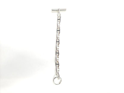 HERMES 爱马仕 Chaine d'Ancre 船锚链 GM 11扣 手链 银色 商品编号：11079