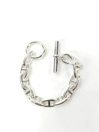 HERMES 爱马仕 Chaine d'Ancre 船锚链 GM 11扣 手链 银色 商品编号：11079