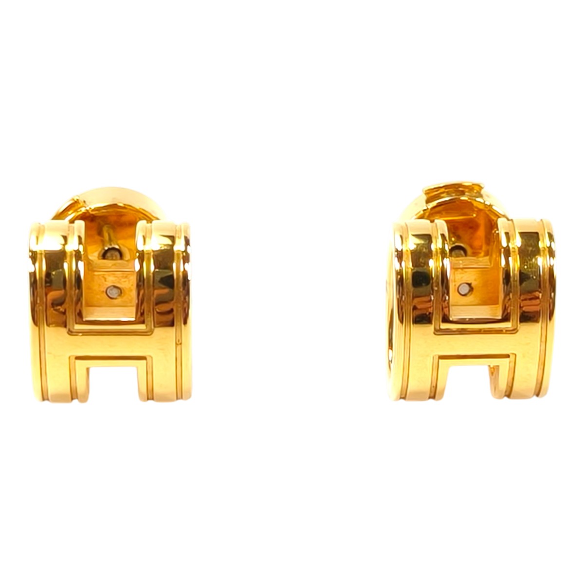 HERMES エルメス ポップH ピアス ゴールド 管理番号：11141
