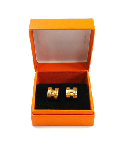 HERMES エルメス ポップH ピアス ゴールド 管理番号：11141