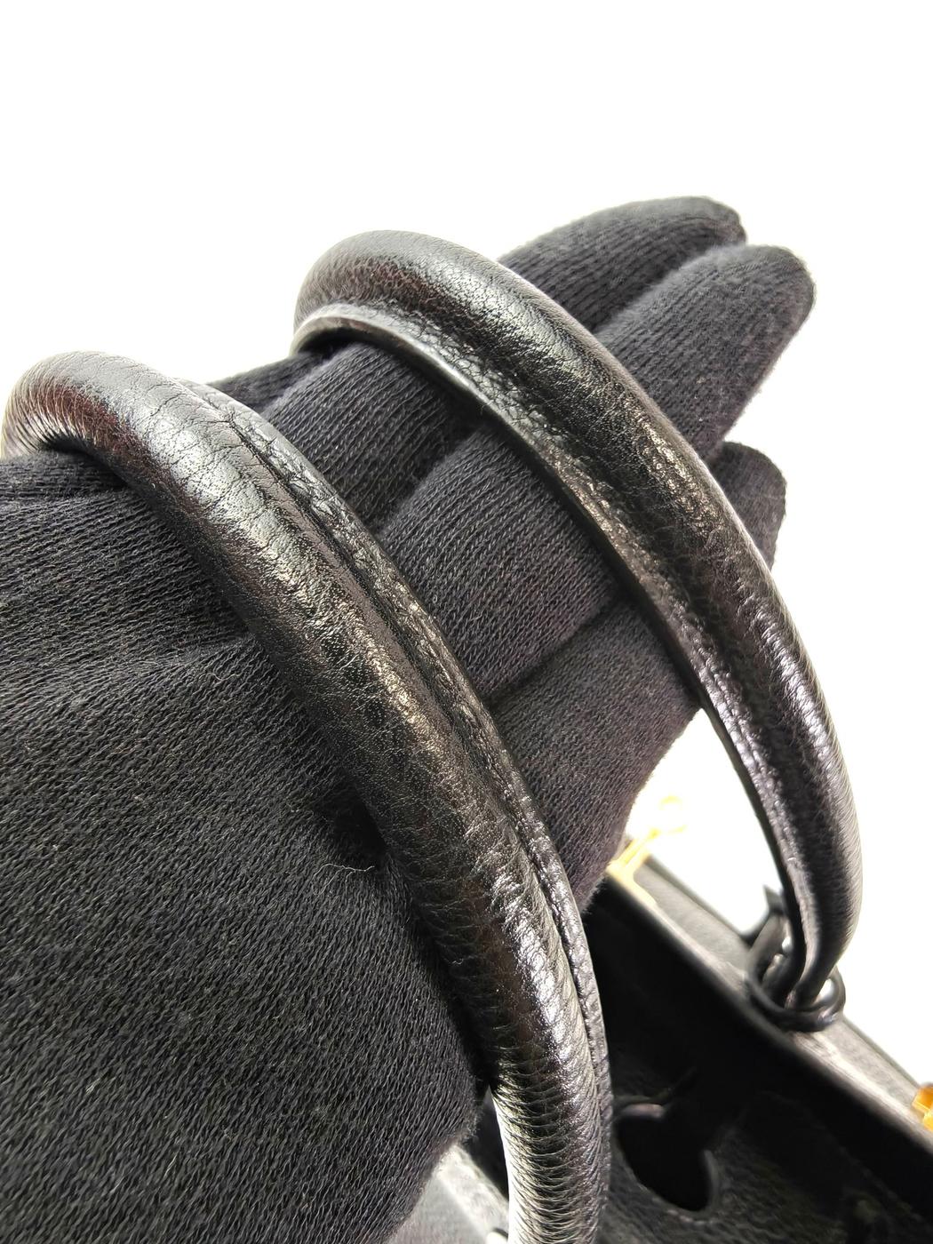 HERMES エルメス バーキン30 ハンドバッグ H刻印 ブラック 管理番号：11143