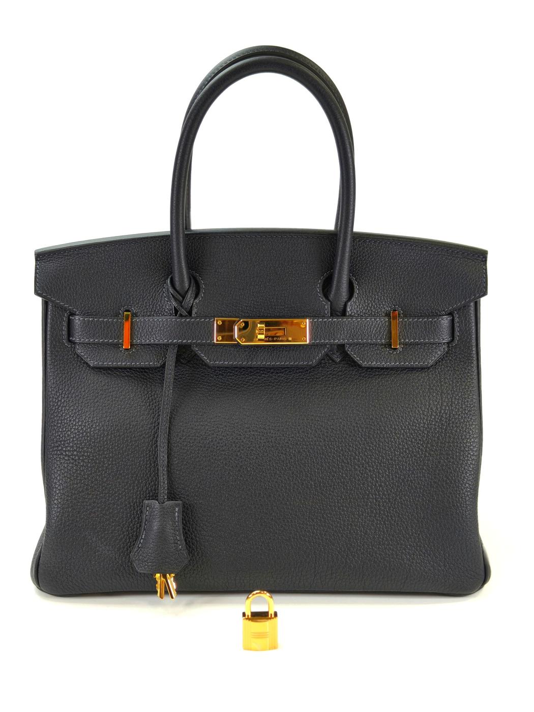 HERMES エルメス バーキン30 ハンドバッグ B刻印 ブルーニュイ 管理番号：11145