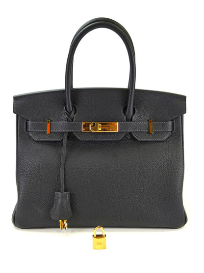 HERMES エルメス バーキン30 ハンドバッグ B刻印 ブルーニュイ 管理番号：11145