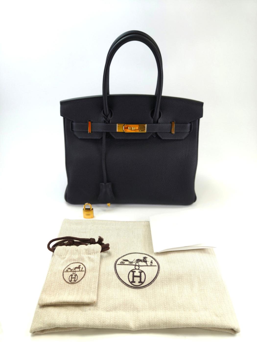 HERMES エルメス バーキン30 ハンドバッグ B刻印 ブルーニュイ 管理番号：11145