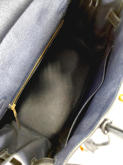 HERMES エルメス バーキン30 ハンドバッグ B刻印 ブルーニュイ 管理番号：11145