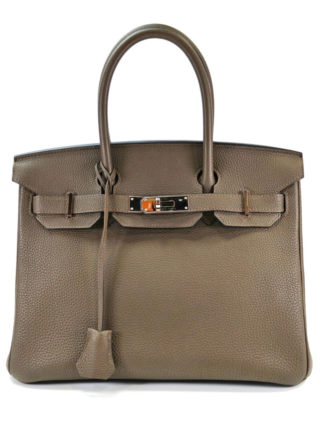 HERMES エルメス バーキン30 ハンドバッグ T刻印 トープ 管理番号：11146