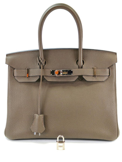 HERMES エルメス バーキン30 ハンドバッグ T刻印 トープ 管理番号：11146