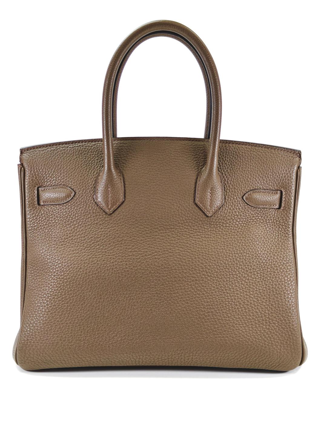 HERMES エルメス バーキン30 ハンドバッグ T刻印 トープ 管理番号：11146