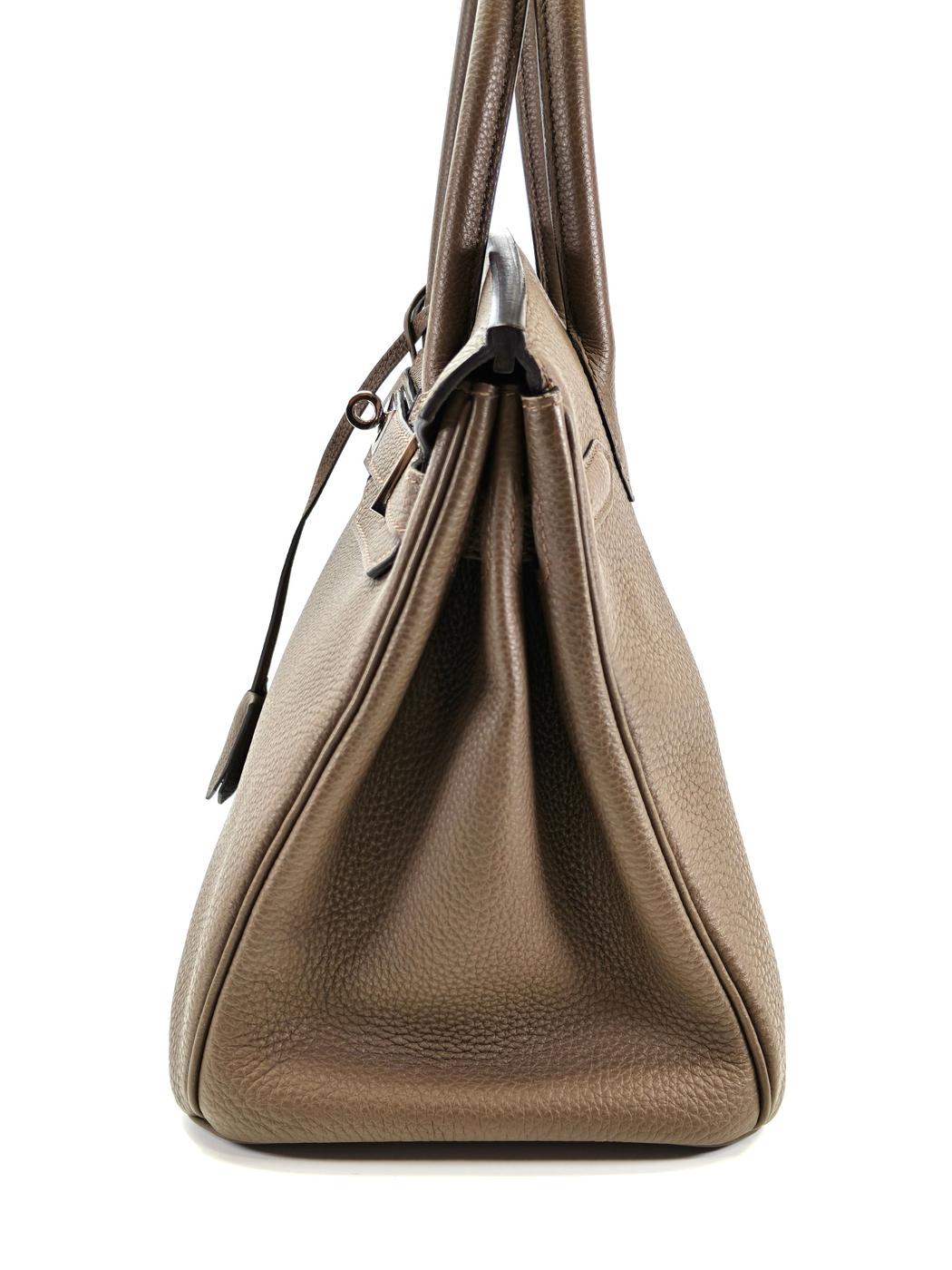 HERMES エルメス バーキン30 ハンドバッグ T刻印 トープ 管理番号：11146