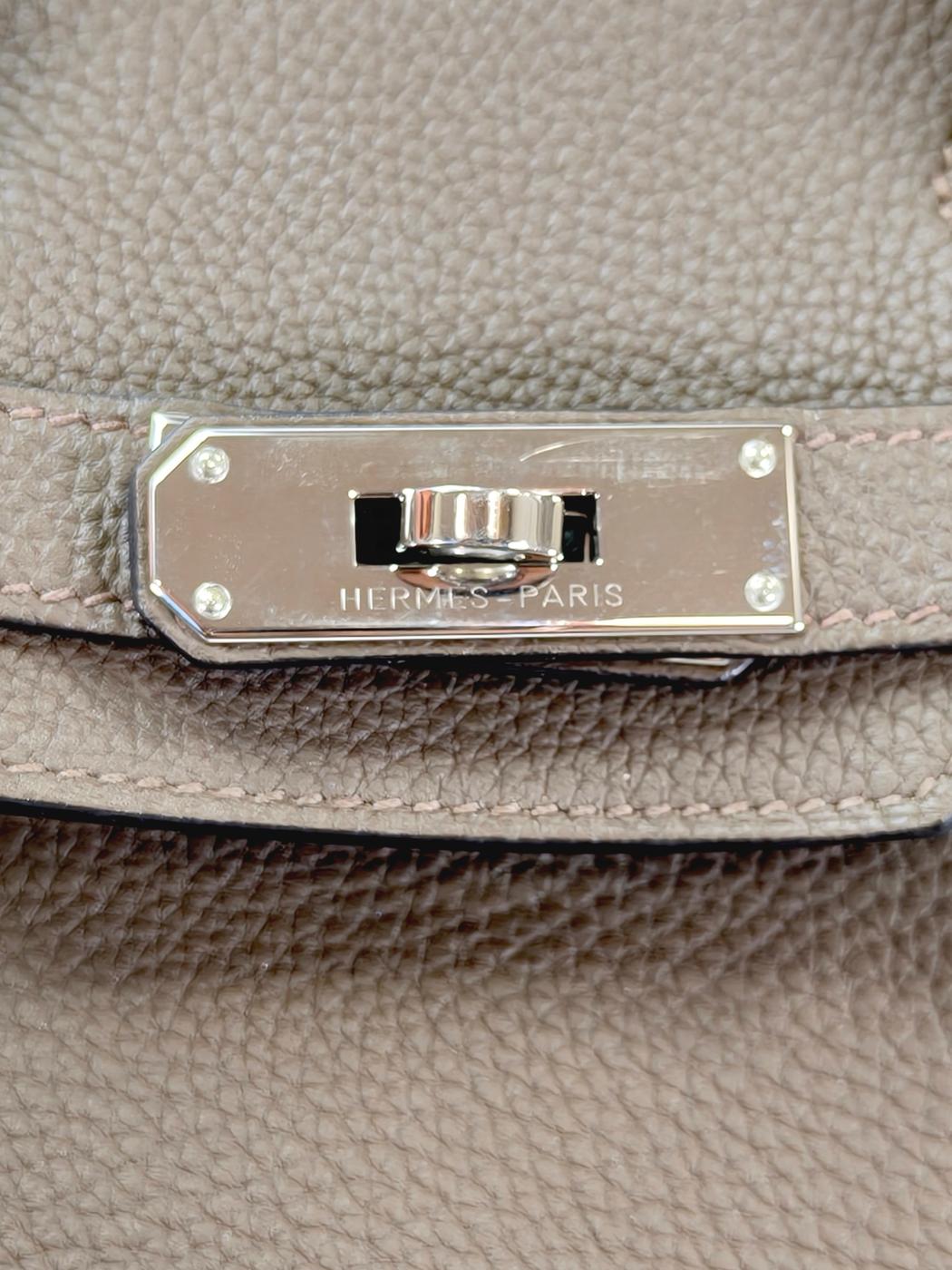HERMES エルメス バーキン30 ハンドバッグ T刻印 トープ 管理番号：11146
