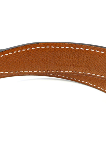 HERMES エルメス コンスタンス Hベルト ブラック×ブラウン 75サイズ 管理番号：11147