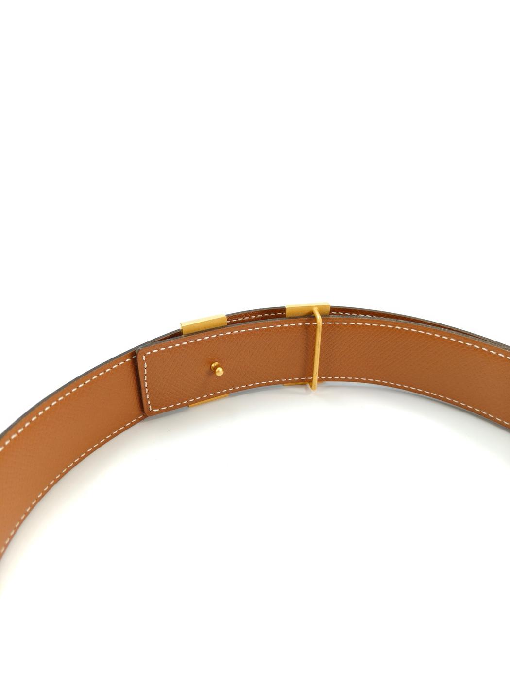 HERMES エルメス コンスタンス Hベルト ブラック×ブラウン 70サイズ 管理番号：11158