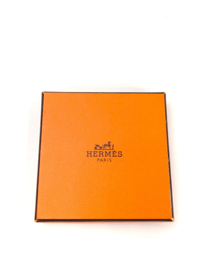 HERMES エルメス カージュドアッシュ Hキューブ ネックレス ゴールド×ブラック 管理番号：11159