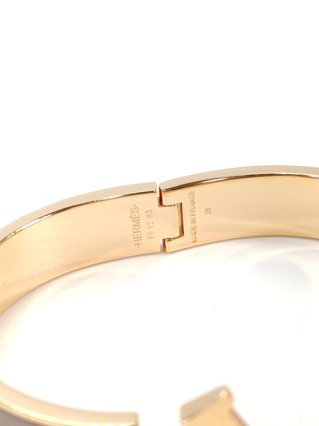 HERMES エルメス クリックH PM ブレスレット マロングラッセ 管理番号：11160
