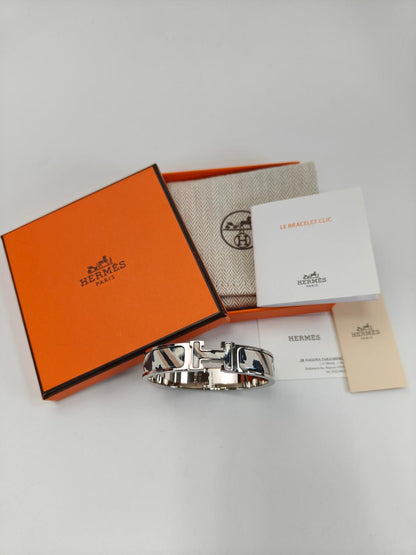 HERMES エルメス クリックH PM ブレスレット リュミエール シルバー 管理番号：11173