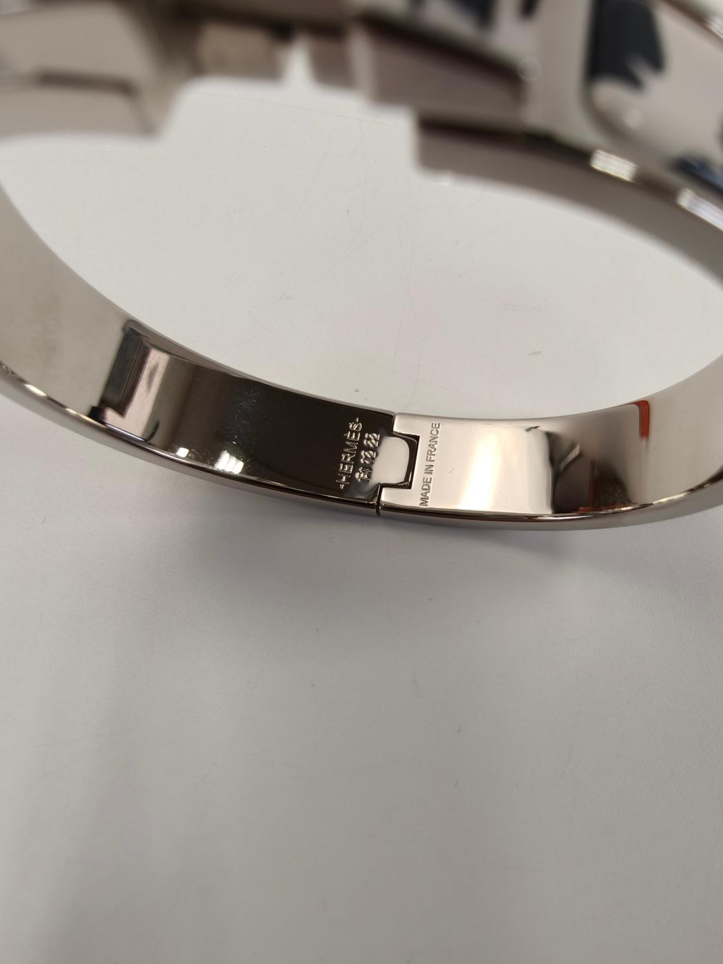 HERMES エルメス クリックH PM ブレスレット リュミエール シルバー 管理番号：11173