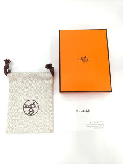 HERMES エルメス ポップH ネックレス ブラック×シルバー 管理番号：11204