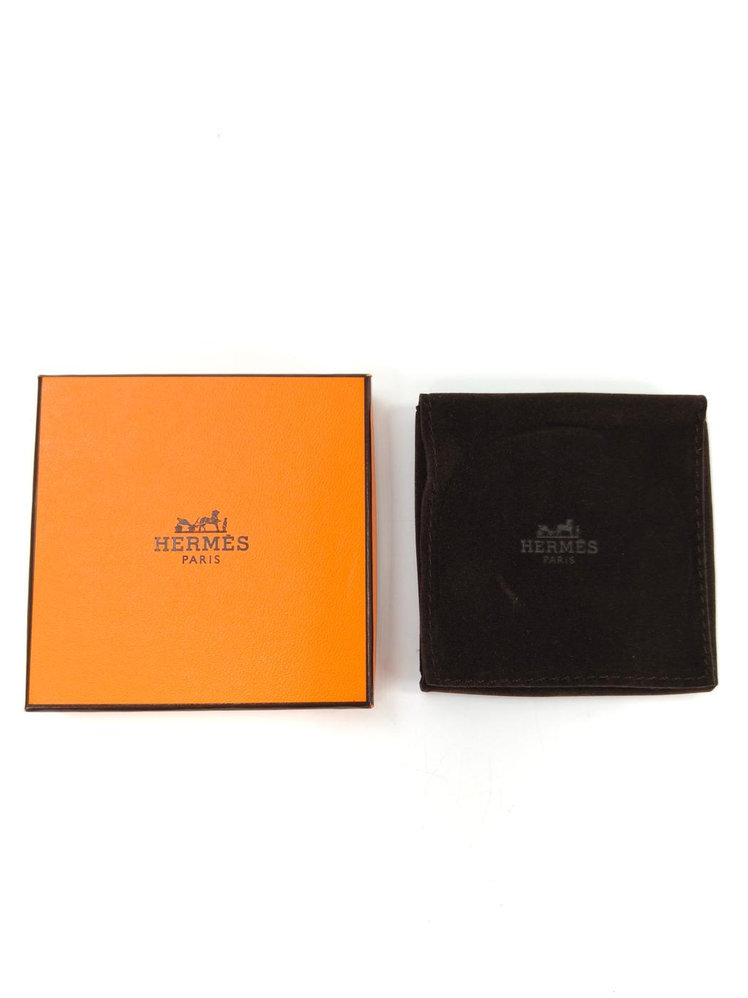HERMES エルメス クリックH ブレスレット シルバー×ブラック 未使用 管理番号：11208