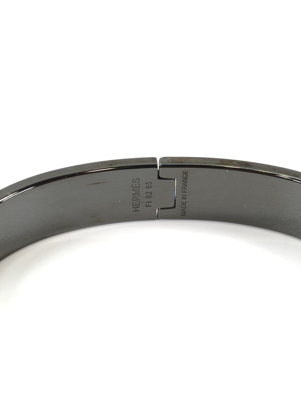 HERMES エルメス クリックH ブレスレット ノワール マット ブラック 管理番号：11213