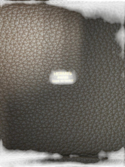HERMES エルメス ピコタンロックPM 18 ハンドバッグ グレー ゴールド金具 管理番号：11233