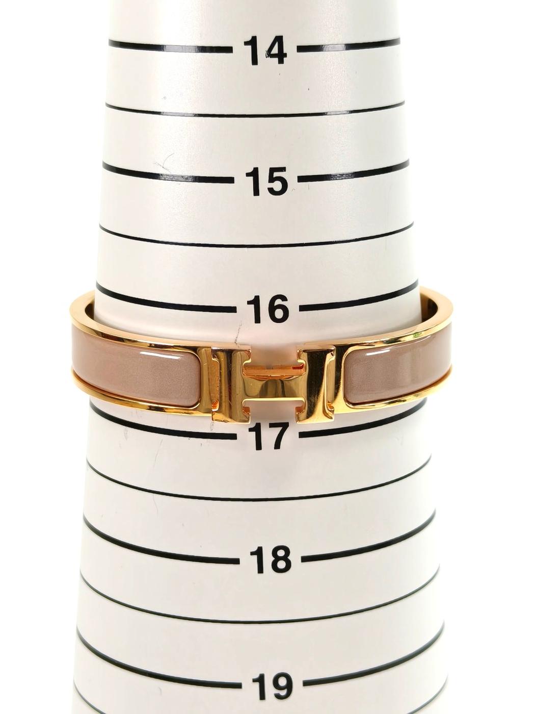 HERMES エルメス クリックH バングル ブレスレット マロングラッセ 管理番号：11283