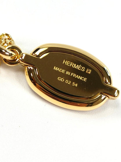 HERMES エルメス ミニ・マイヨン PM ネックレス マロングラッセ 管理番号：11294