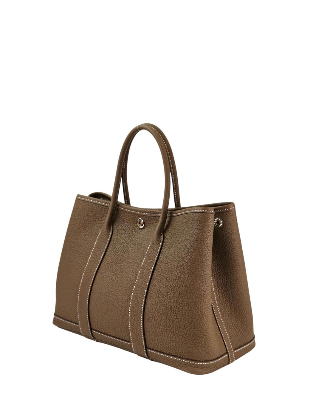 HERMES エルメス ガーデンパーティTPM トートバッグ エトゥープ グレー 管理番号：11352