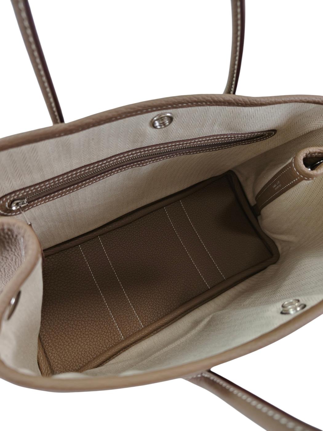 HERMES エルメス ガーデンパーティTPM トートバッグ エトゥープ グレー 管理番号：11352