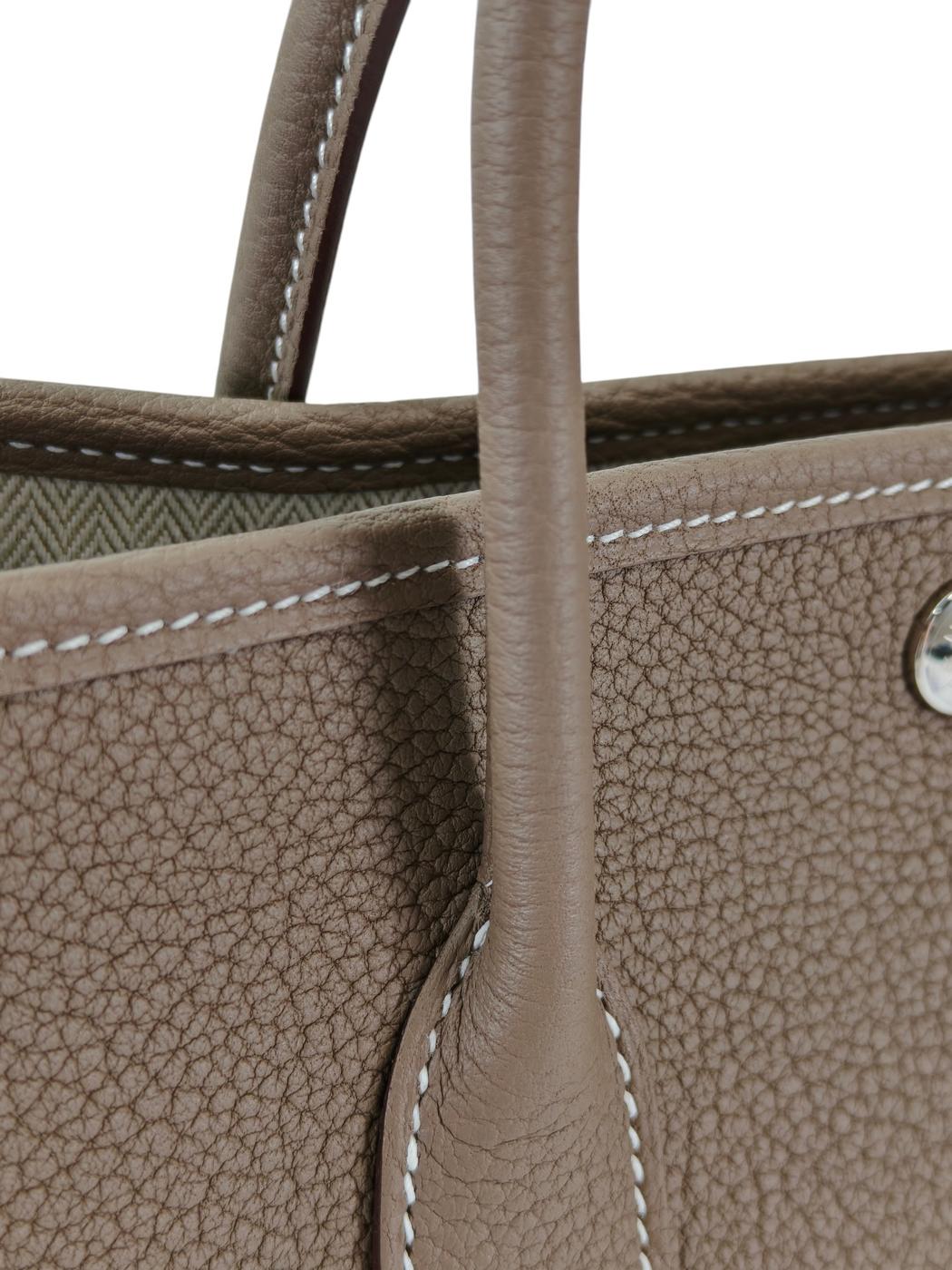 HERMES エルメス ガーデンパーティTPM トートバッグ エトゥープ グレー 管理番号：11352