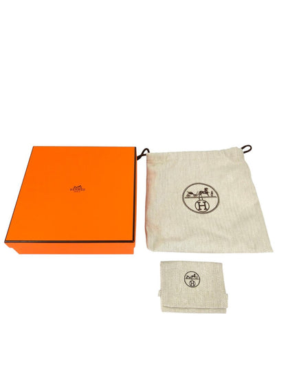 HERMES エルメス Hベルト リバーシブル W刻印 ブラック×シルバー 管理番号：11378