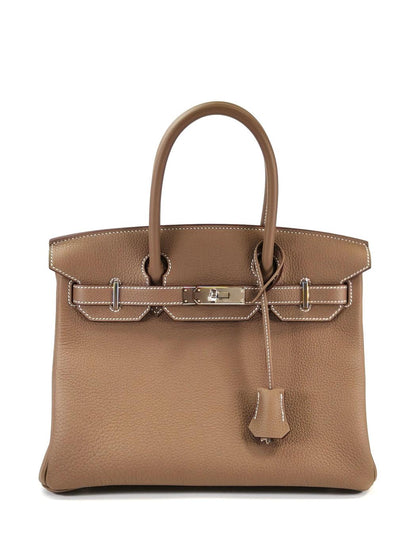 HERMES エルメス バーキン 30 シルバー金具 K刻印 トートバッグ エトゥープ グレー 管理番号：11385