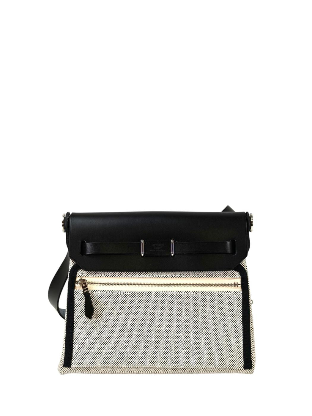 HERMES エルメス エールバッグジップ20 ミニ S金具 K刻 ショルダーバッグ ベージュ 管理番号：11394
