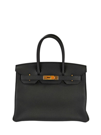 HERMES エルメス バーキン 30 金具 Y刻印 トートバッグ ブラック 管理番号：11396