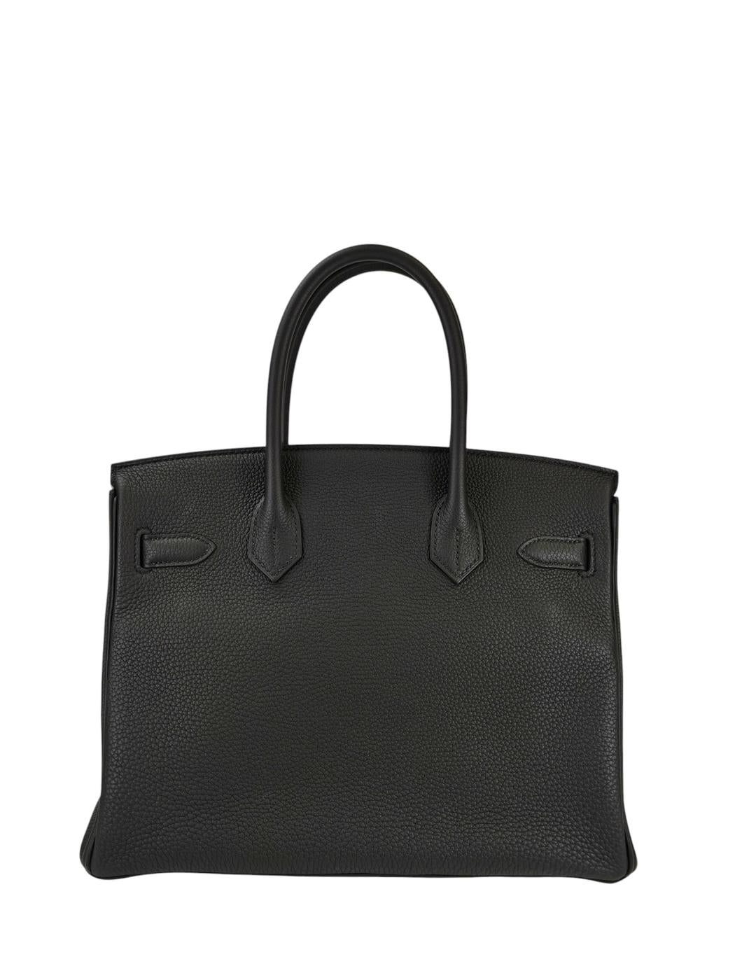 HERMES エルメス バーキン 30 金具 Y刻印 トートバッグ ブラック 管理番号：11396