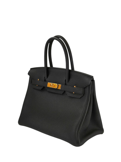 HERMES エルメス バーキン 30 金具 Y刻印 トートバッグ ブラック 管理番号：11396