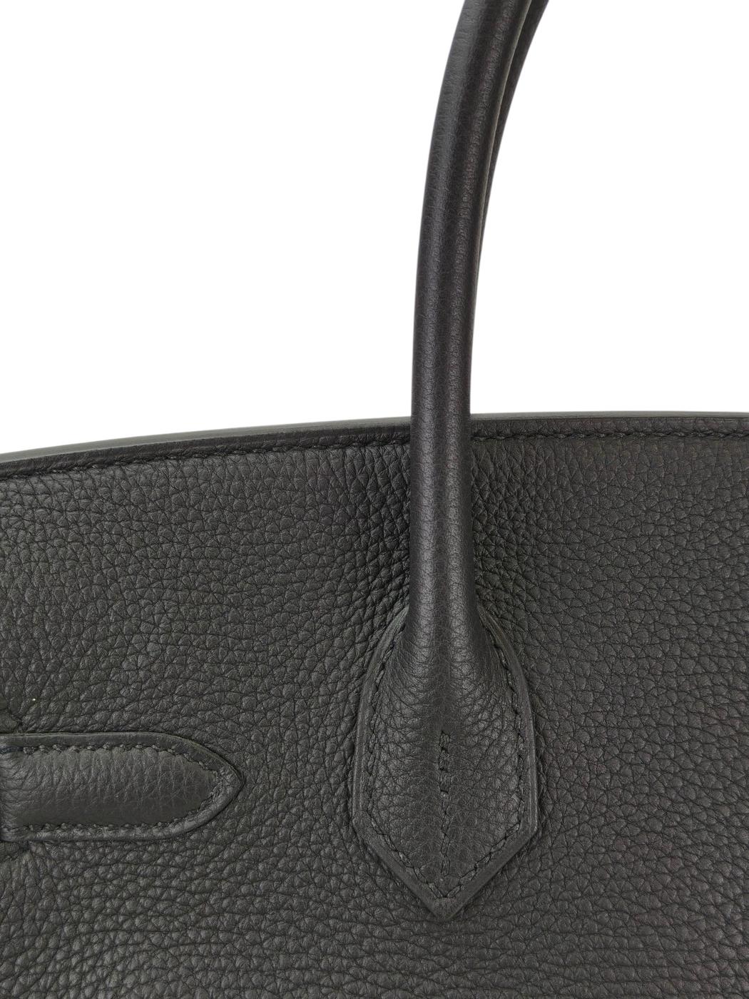 HERMES エルメス バーキン 30 金具 Y刻印 トートバッグ ブラック 管理番号：11396